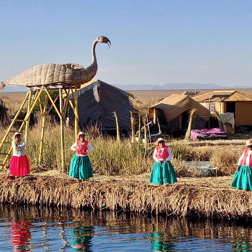 Puno, Lake Titicaca, Uros Floating Island